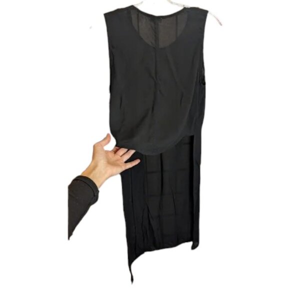 Shaina Mote black layered tank top size L - Picture 6 of 9